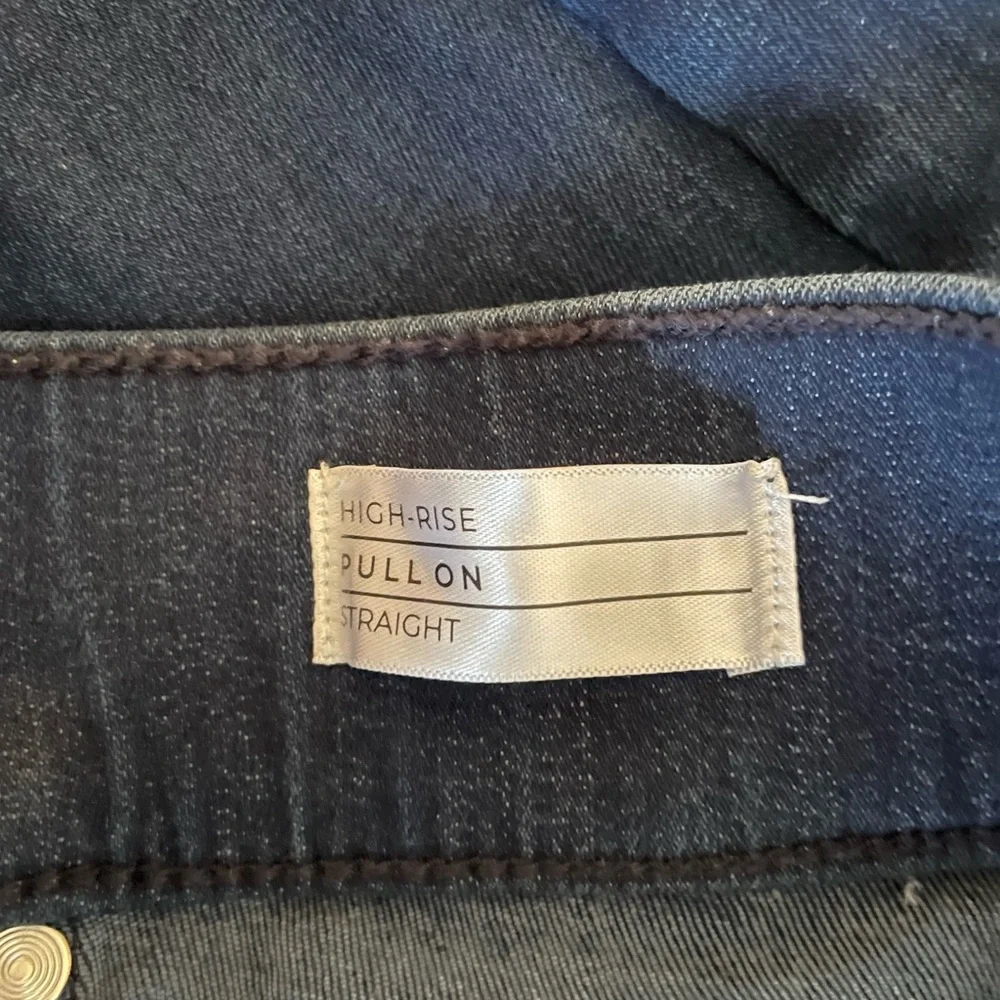 Lane Bryant Dark Blue Plus Size Denim Women's Jeans - Picture 4 of 6